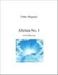 Alleluia No. 1 SSAATTBB choral sheet music cover